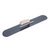 MARSHALLTOWN Fully Rounded Trowel, 24-Inch by 4-Inch Exposed Rivet Blue