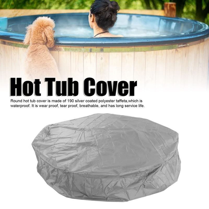 Pssopp Cover Waterproof Portable Outdoor Patio Round Inflatable Cover Protection