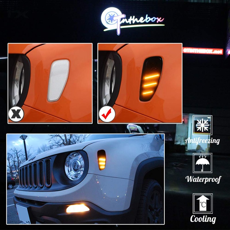 GTINTHEBOX - Kit de luces LED de color ámbar para