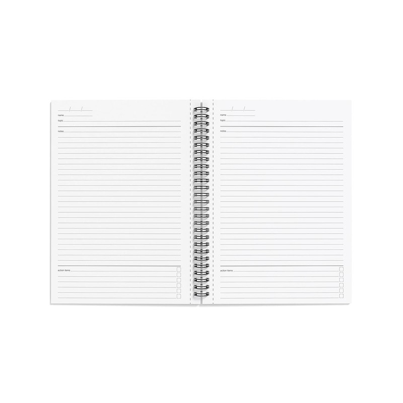 TRU RED Staples Medium Soft Cover Meeting Notebook, Black, 3/Pack