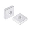 sourcing map Square Nuts, M6x14mmx4mm Zinc-Plated Metric Coarse Thread Assortment