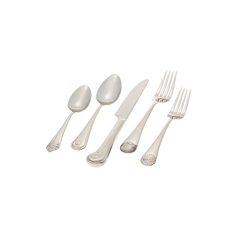 Reed & Barton Seashell 5Pc Flatware Place Setting, 5 Piece,