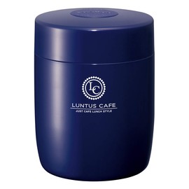 Asbel HLB-SR500 Insulated Lunch Jar, Navy, 16.9 fl oz (500 ml), Lantus, Stainless Steel Hot and Cold Insulated Soup Bottle