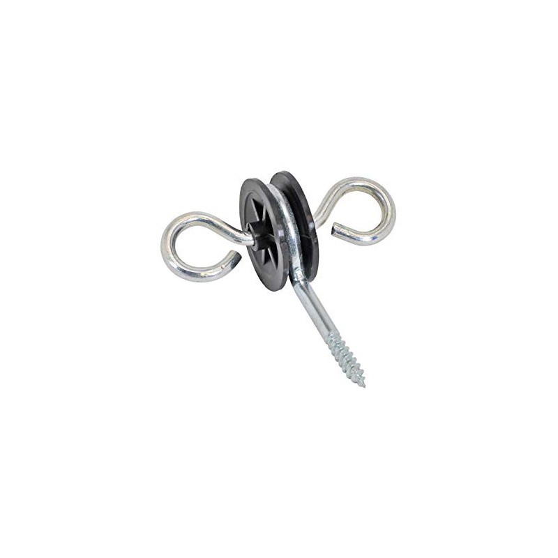 VOSS.farming Electric Fence Round, Rotatable Gate Handle Insulators; Pack of