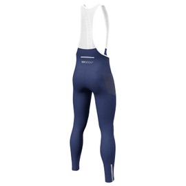 Lo.gas Men's Cycling Bib Pants Padded Bike Cycling Bibs Pants Men Tights with Shoulder Straps 4D Padding Breathable Quick-Dry Blue-XL