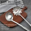 18/8 Stainless Steel Spaghetti Server Set, 13" Spaghetti Spoon and