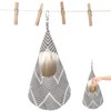 Peg Bag for Washing Line with Hanger, Washable Conical Peg