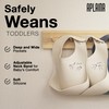 APLAINR - Babero de silicona para bebés y niños pequeños