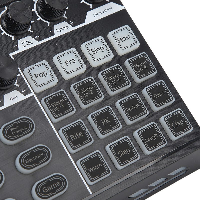 Professional Sound Mixer 1200mAh Micro USB Studio Streaming Live Gaming