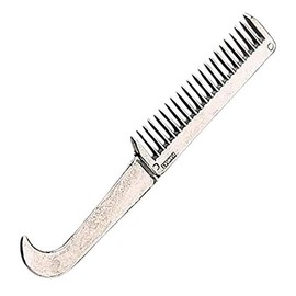 Roma Hoof Pick & Mane Comb One Size Aluminium