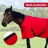 Horse Turnout Blanket, Soft Fleece Horse Cooler, Exercise Horse Sheet