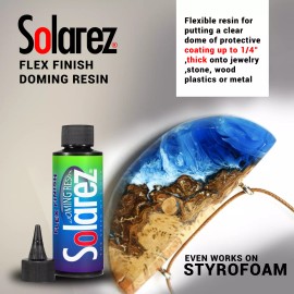 Solarez UV Cure Flex Finish Doming Resin for DIY Jewelry Making Casting 2 OZ