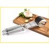 Adjustable Stainless Steel Pizza Cutter with Twin Handles for Easy