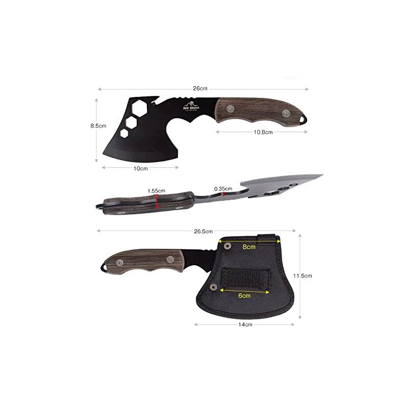 Fkstyle Hatchet Axe Cracker Firewood Cracker Compact Mini Portable Storage