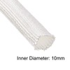 sourcing map Insulation Braided Sleeve, 9.8Ft-10 mm High Temperature Fibreglass
