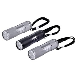 Rolson 61760 3 pc 9 LED Aluminium Torch
