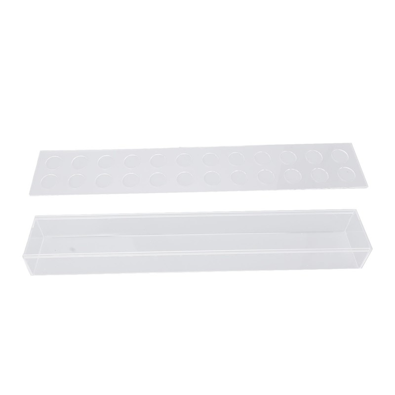 Acrylic Flower Vase Clear Rectangular Centerpiece Box Home Decoration for