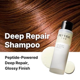 COSRX Peptide-132 Ultra Perfect Hair Bonding Shampoo 200 ml – Shampoo fortalecedor y reparador para cabello dañado – Ayuda contra la caspa y quiebre –