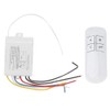 220V Wall Switch with Remote Control On/Off Wireless 3 Way