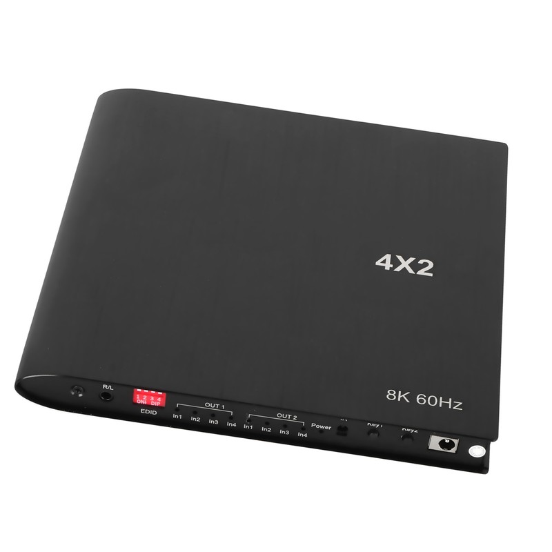 4x2 HD Multimedia Interface Switch Professional 8K 60Hz Plug and
