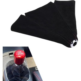 Funda para palanca de cambios de coche, funda de piel de ante para palanca de cambios, funda protectora de polvo para palanca de cambios manual/auto, funda para freno de mano, accesorio