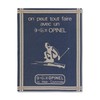 Opinel Unisex - Adult Kitchen Towel Jacquard Blue 50x70cm