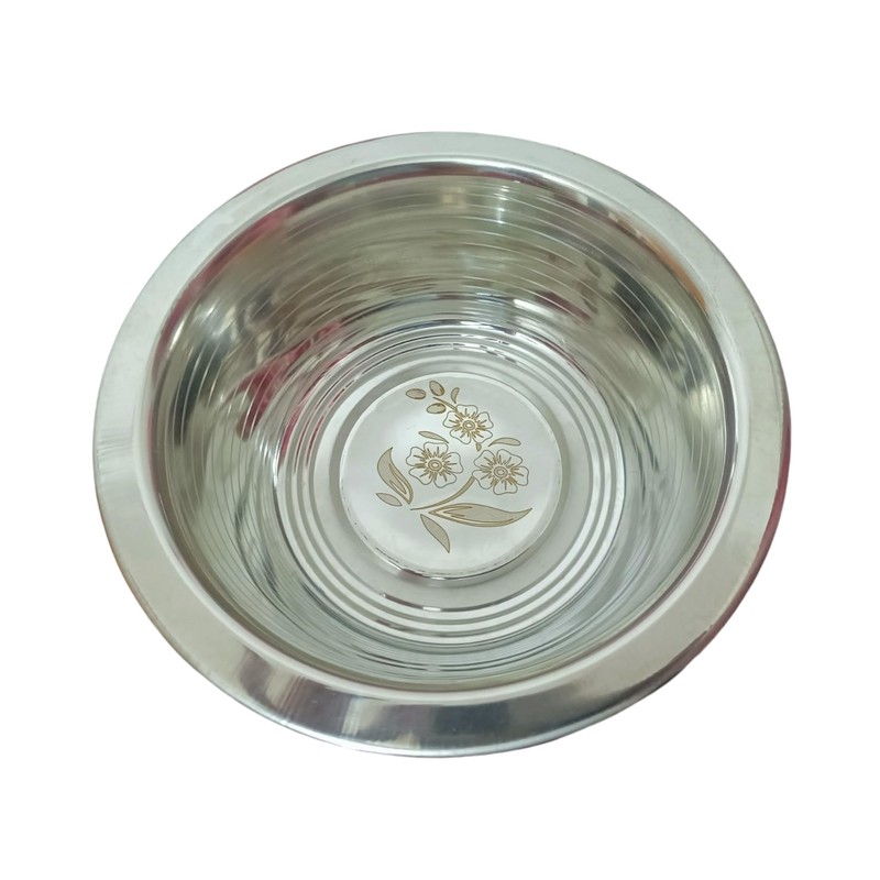 EliteKoopers 17cm Small Stainless Steel Mixing Bowls for Baking Tableware