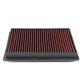 DNA Motoring Filtro de Aire Lavable Clean Air para Nissan 240SX/350Z/Maxima/Murano 1989-2017, Rojo, AFPN-110-RD