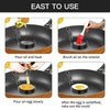 MSDADA Egg Ring, 4 Pcs Stainless Steel Non-Stick Round Egg