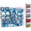 Brubaker 77-piece set Christmas tree decorations with baubles, stars, boots,