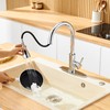 GAGALIFE Chrome Kitchen Faucet with Pull Down Sprayer - High