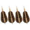 Alwonder 4pcs Carp Fishing Feeder Made by Zinc Weights 20g