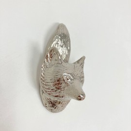 Silver Animal Metal Drawer Pulls Knobs Cupboard Bedroom Kitchen Upcycle (3. Mr. Fox)