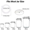 2Pcs Rubber Seals for Glass Jars, 3.75" Silicone Replacement Gasket