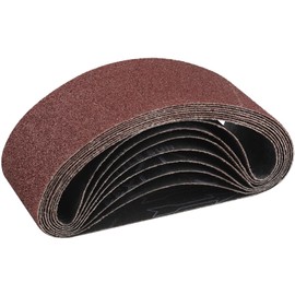 STEBRUAM Sanding Belt 75 x 457 Grit 40 Pack of 8