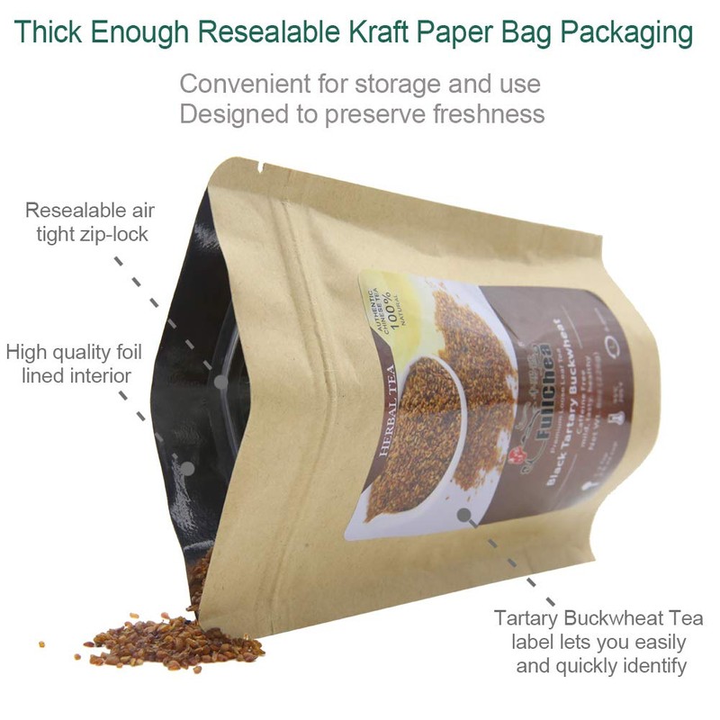 FullChea - Himalayan Tartary Buckwheat Tea - Roasted Black Buckwheat