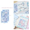 Sanrio 79 pcs Cinnamoroll Kawaii Stationery Set, Cute School Supplies,