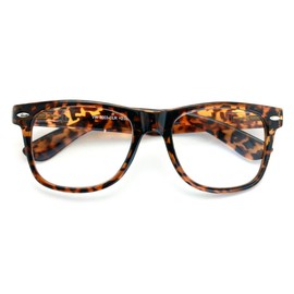 V.W.E. 2 Pairs XL Large Reading Glasses - Oversized Wide Fitment Clear Lens - Powers From 1.00 to 6.00 Readers (2 Tortoise, 3.00, x)