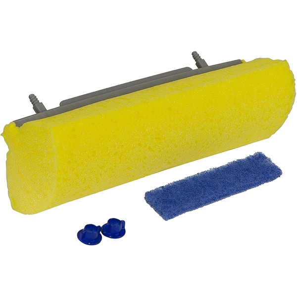 Quickie Automatic Roller Mop Refill, Extra Absorbent, Mop and Scrub Cleaning for Bathroom and Kitchen Cleaning