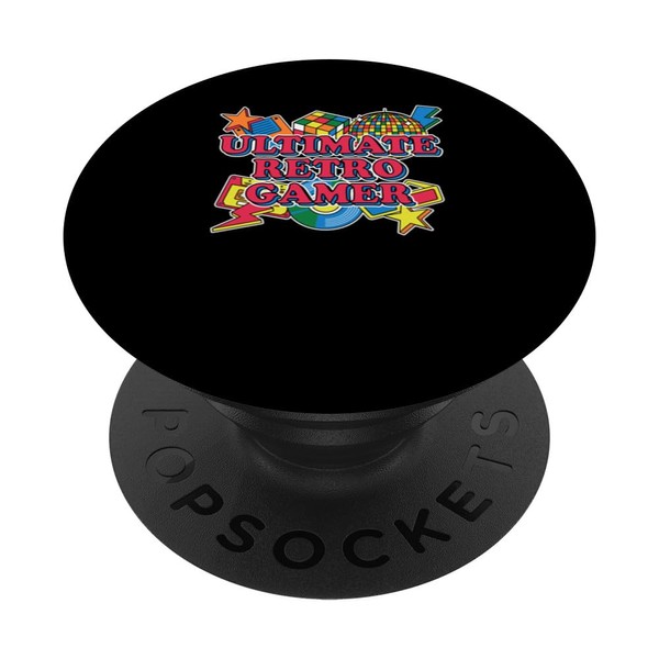 Retro Gamer 1990 Gamepad Console Game Controller Vintage PopSockets Standard