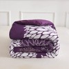 Koniroom Purple Floral Comforter Set with Cute Flowers Printing for