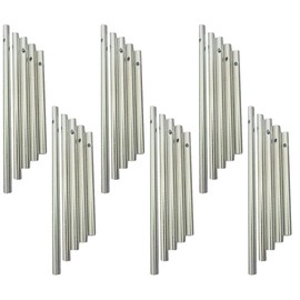 EXCEART Chime Bars for Wind Chime Wind Chime Tube S?TZE of Various Lengths Silver Production Kit Suitable for Home Garden Outdoor Ornaments 30 Pieces Wind Chimes for Outdoor Chimes