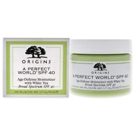 Origins A Perfect World SPF 40 AGE-DEFENSE MOISTURIZER WITH WHITE TEA.1.7OZ (Unbox)