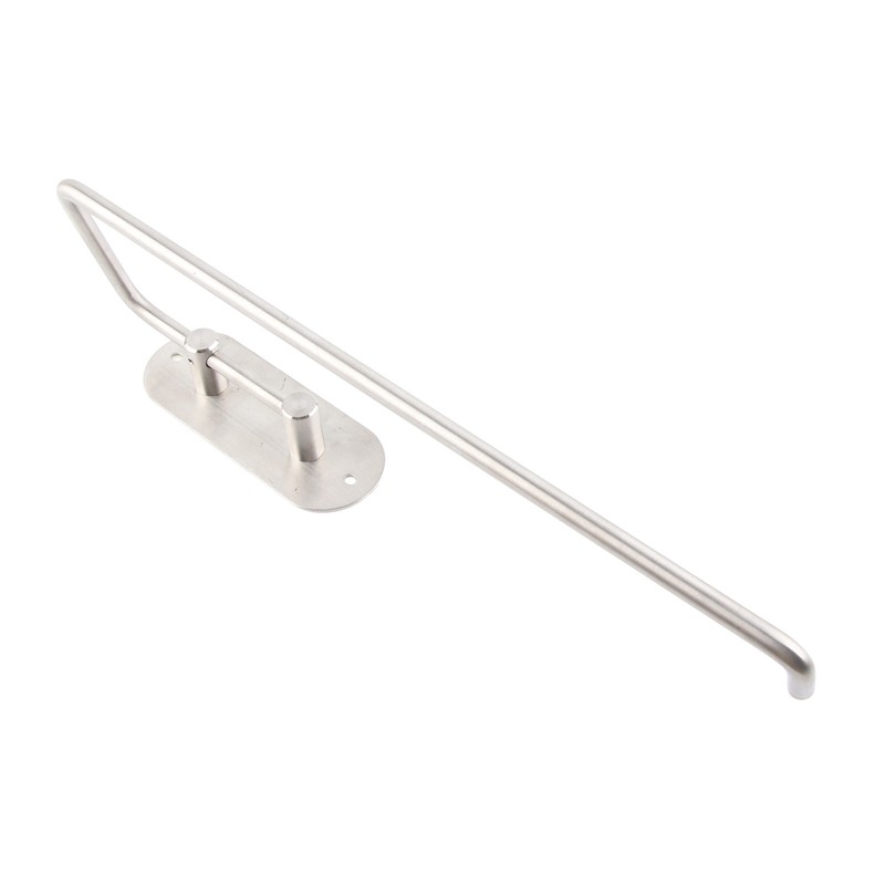 Adhesive 304 Stainless Steel Tissue Storage Rack Home Kitchen Roll