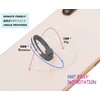 lenoup Transparent Heart Cell Phone Ring Holder Kickstand,Bling Bling Sparkle