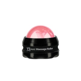 Core Products Omni Massage Ball Manual Roller Massager for Self Massage Therapy Tool, Black Cap - Pink