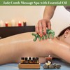 Scalp Massage Comb, Natural Gua Sha Jade Stone Massage Tool