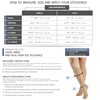 Truform Sheer Compression Stockings, 15-20 Mmhg, Women's Knee High Length,
