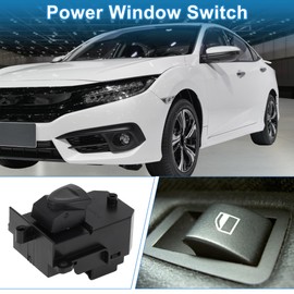 A ABSOPRO Power Window Switch Rear Passenger Side Window Control Switch for Honda Civic Ciimo Black