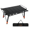 NOVSIGHT Portable Camping Table Adjust Height Folding Picnic BBQ Fishing